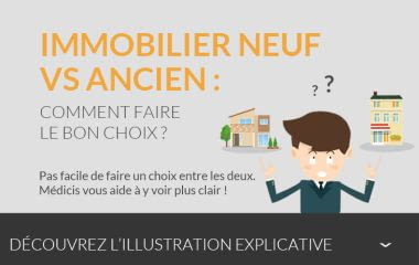 Immobilier Neuf Vs Immobilier Ancien Comment Faire Le Bon Choix Infographie Medicis Immobilier Neuf