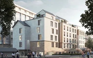 Programme immobilier neuf Orléans résidence étudiante proche tramway A Saint-Marceau